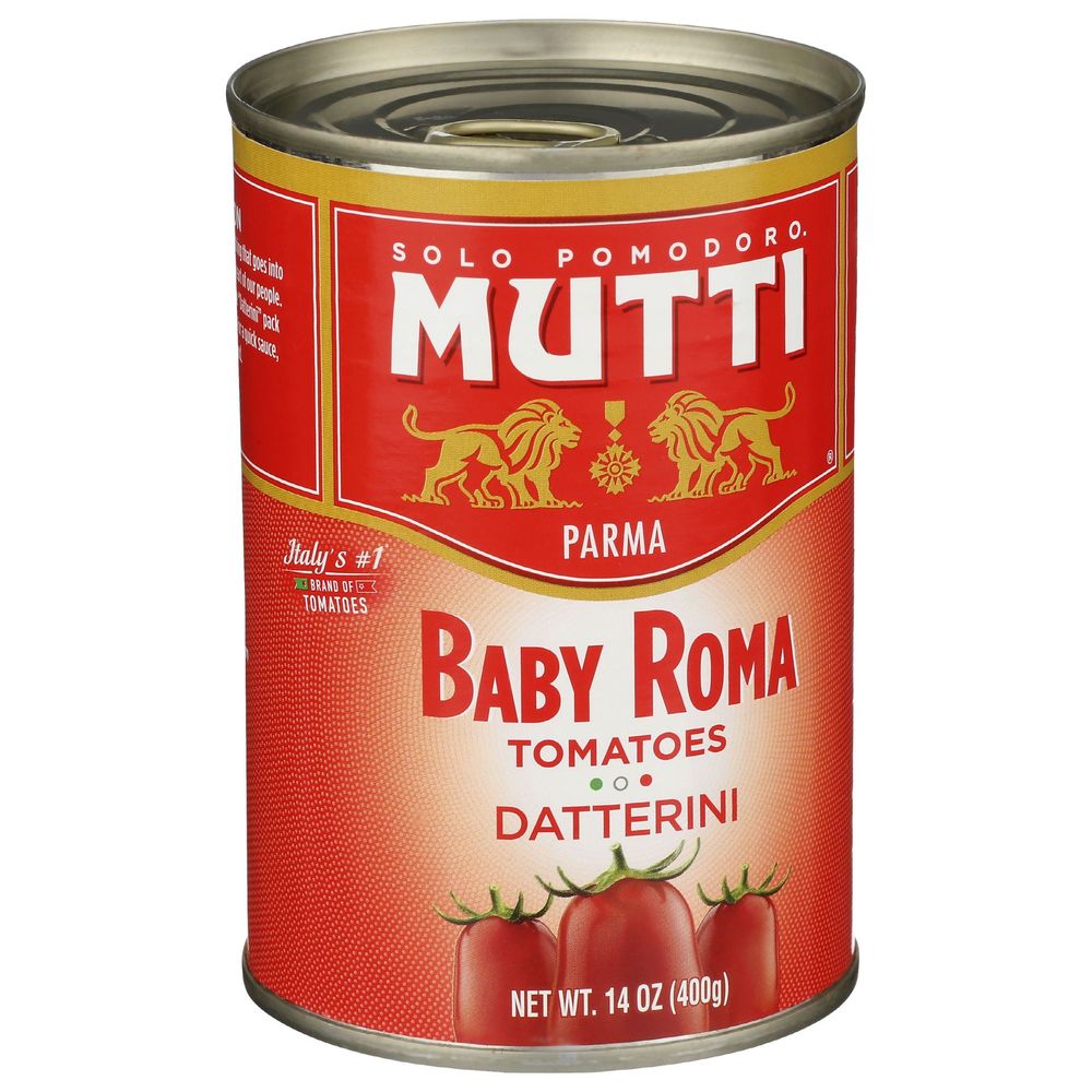 Mutti Parma Baby Roma Tomatoes, 14 Ounce -- 12 per case
