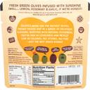 Poshi Snacks Lemon and Rosemary Pitted Green Olives, 1.1 Ounce -- 10 per case