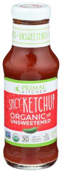 Primal Kitchen Organic Unsweetened Spicy Ketchup, 11.3 Ounce -- 12 per case