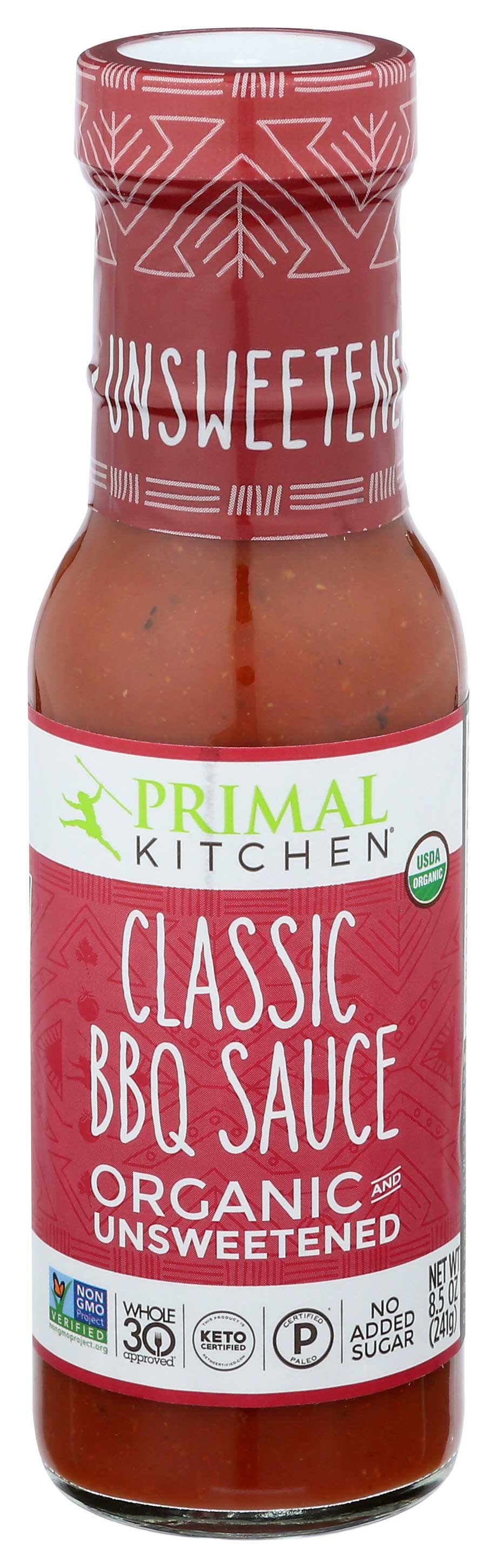 Primal Kitchen Organic and Unsweetened Classic BBQ Sauce, 8.5 Ounce -- 6 per case