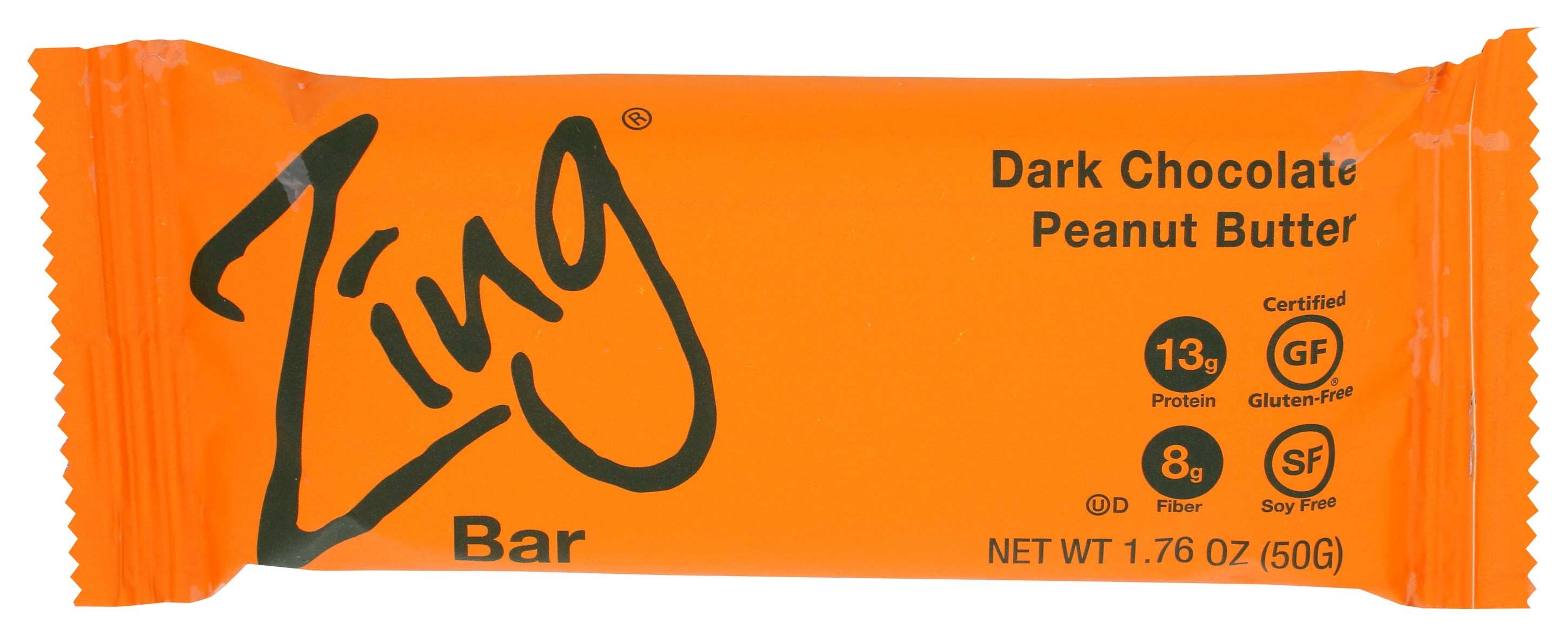 Zing Chocolate Peanut Butter Bar, 1.76 Ounce -- 12 per case.