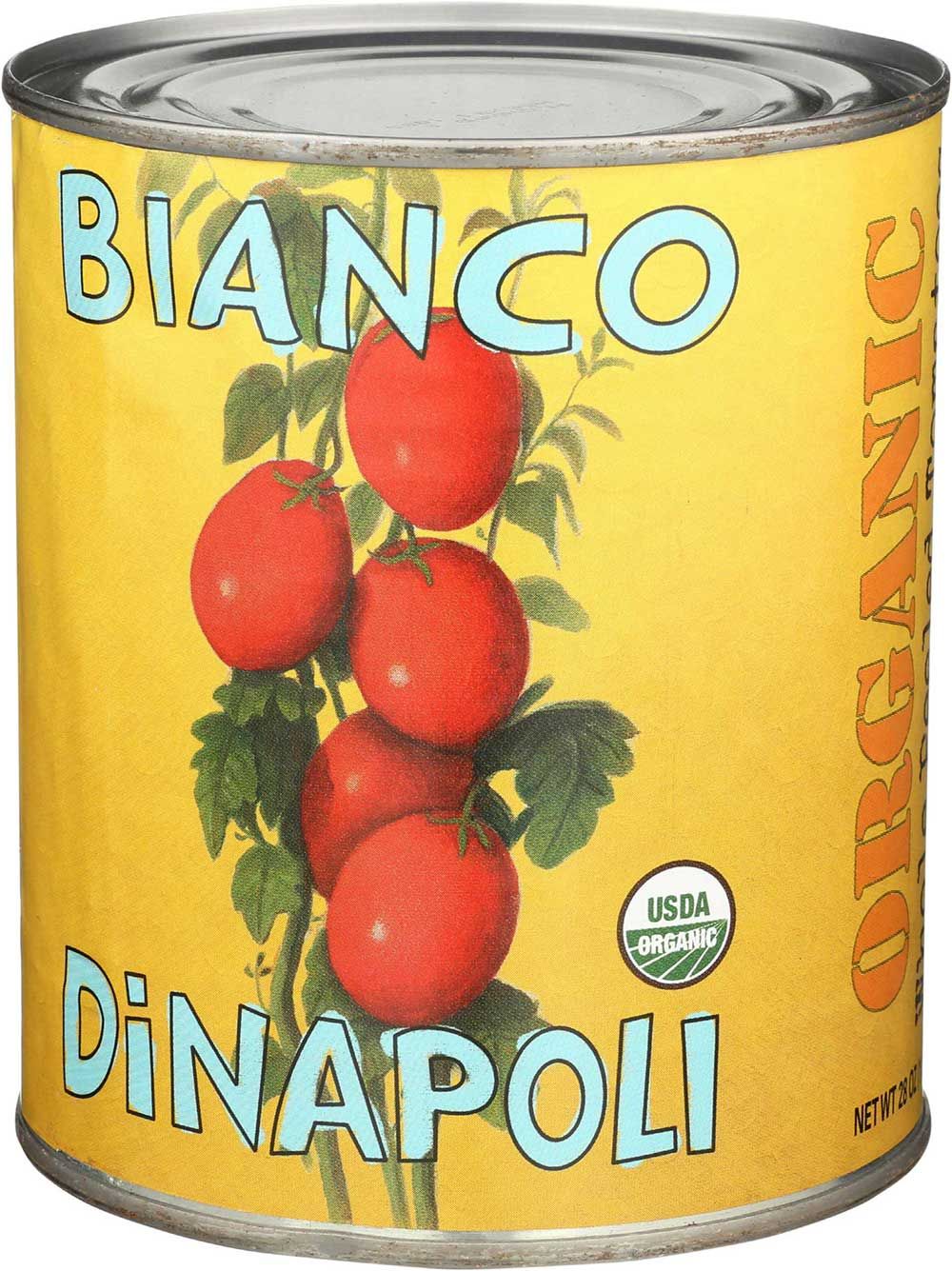 Bianco Dinapoli Organic Whole Peeled Tomatoes, 28 Ounce -- 6 Per Case