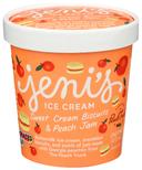 Jenis Sweet Cream Biscuits and Peach Jam Ice Cream, 16 Fluid Ounce -- 8 per case