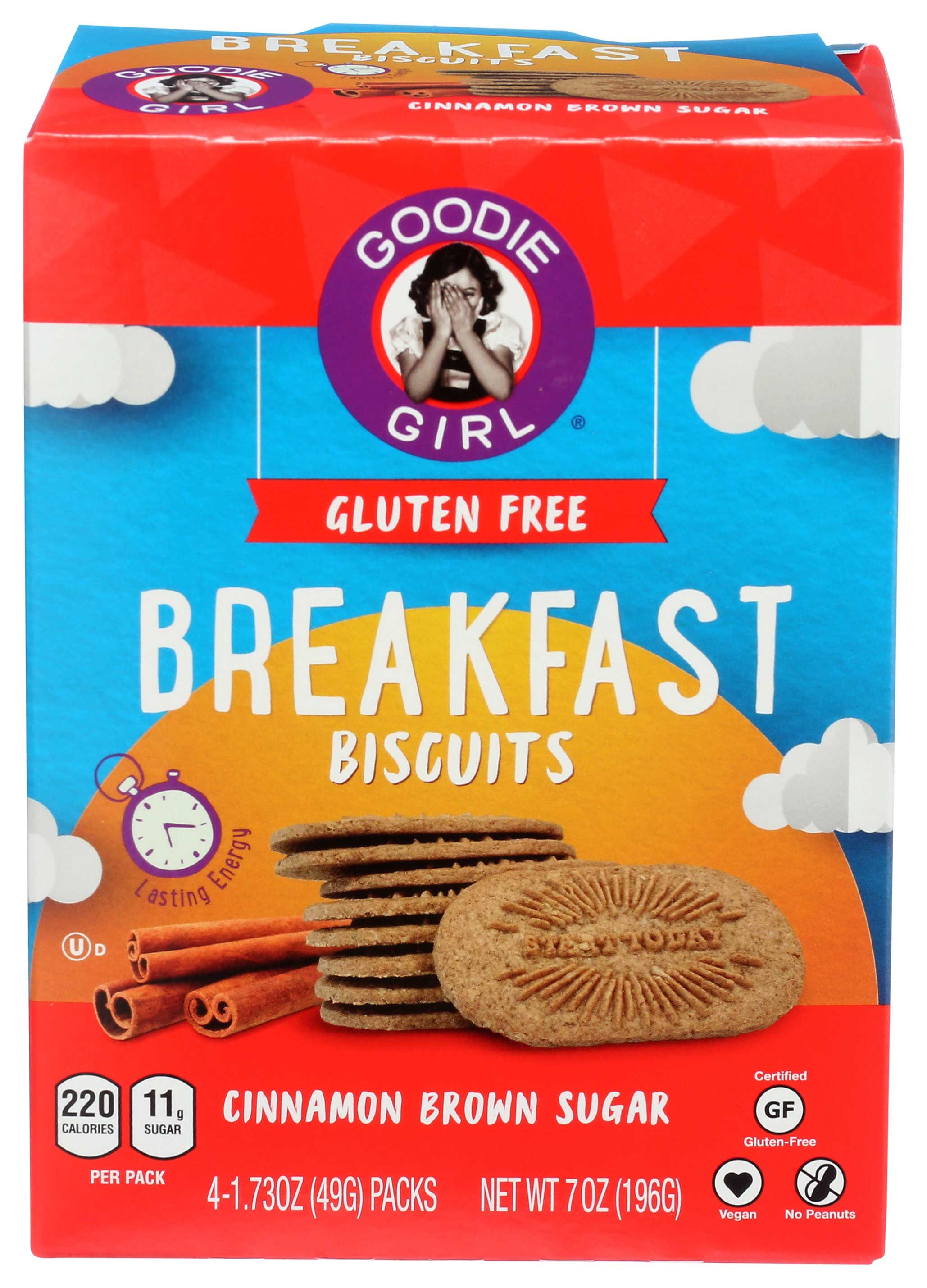 Goodie Girl Cinnamon Brown Sugar Breakfast Biscuits, 7 Ounce -- 6 Per Case