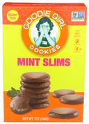 Goodie Girl Mint Slims Chocolate Cookie, 7 Ounce -- 6 per case.