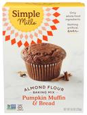 Simple Mills Pumpkin Muffin Almond Flour Baking Mix, 9 Ounce -- 6 per case