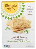 Simple Mills Rosemary and Sea Salt Almond Flour Cracker, 4.25 Ounce -- 6 per case