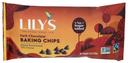 Lilys Sweets Dark Chocolate Baking Chips, 9 Ounce -- 12 per case.