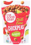 The Good Bean Smoky Chili and Lime Chickpea Snack, 6 Ounce -- 6 per case.