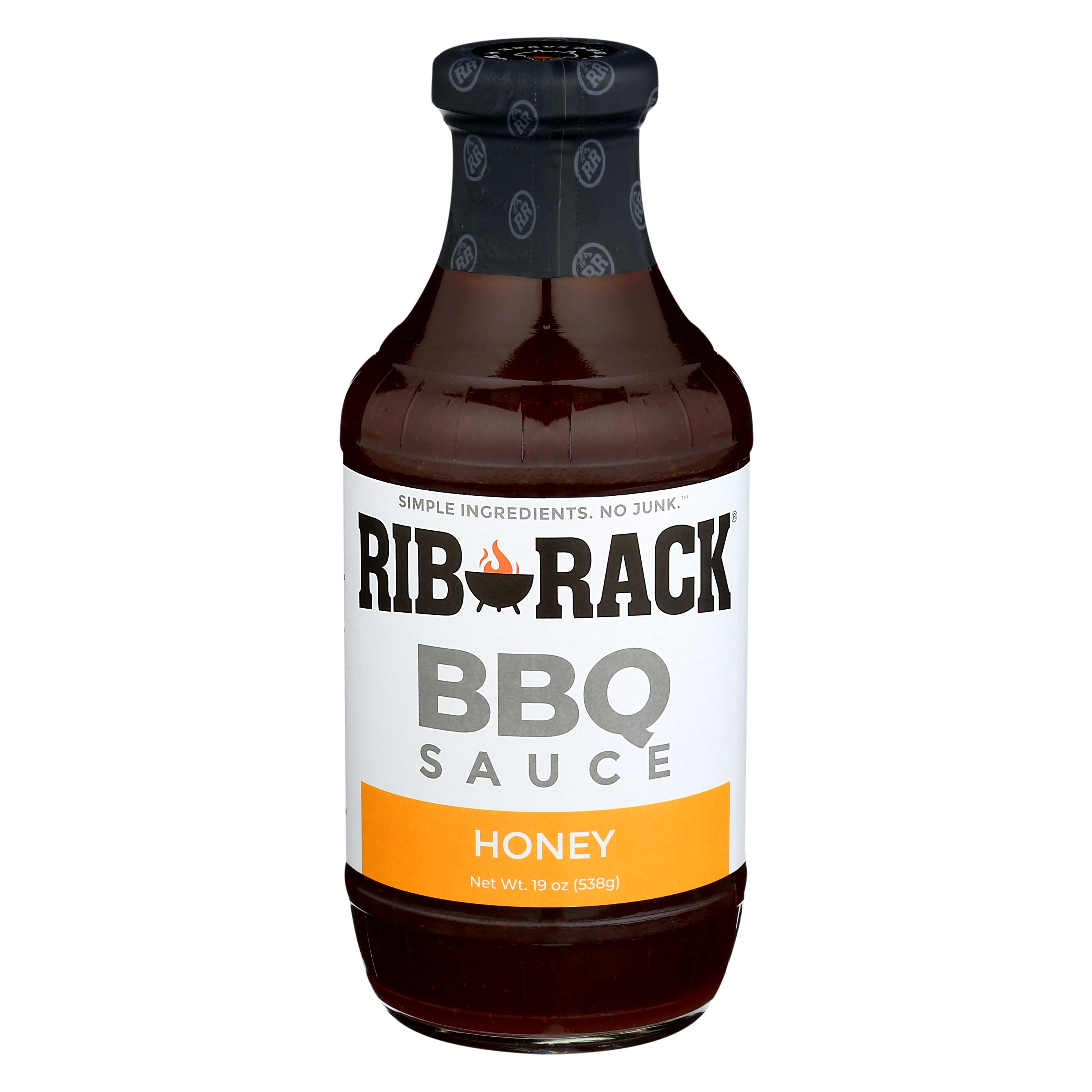 Rib Rack Sweet Honey BBQ Sauce, 19 Ounce -- 6 per case