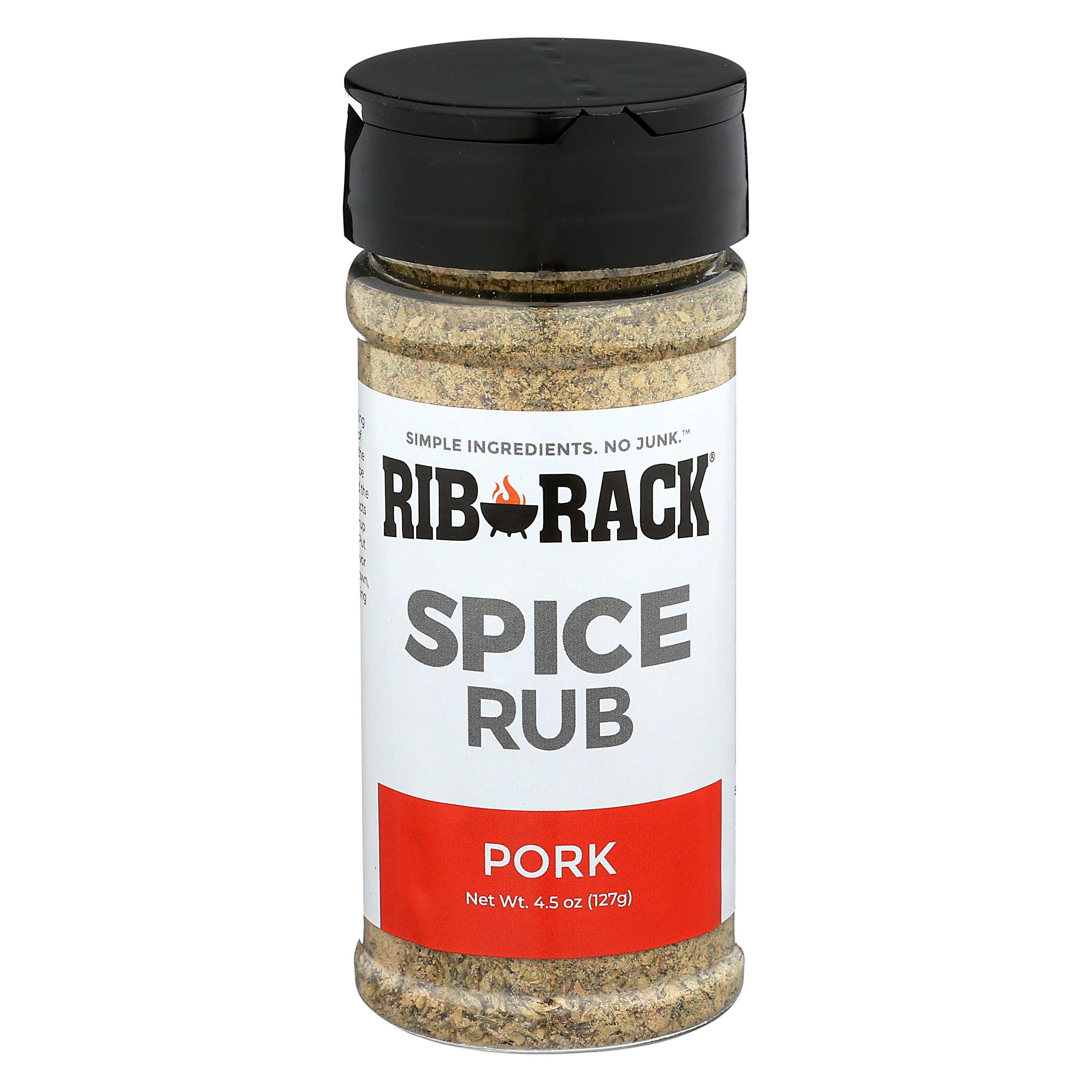 Rib Rack Pork Spice Rub Seasoning, 4.5 Ounce -- 6 Per Case