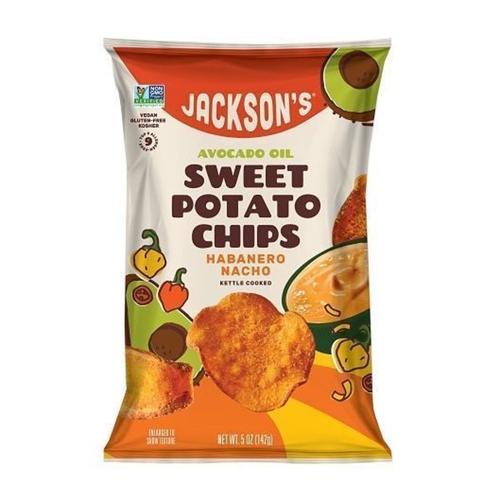 Jacksons Sea Salt Sweet Potato Chips in Avocado Oil, 5 Ounce -- 12 per case