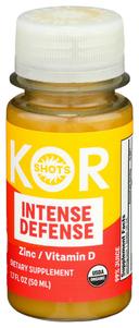 Kor Shots Organic Intense Defense Shot, 1.7 Fluid Ounce -- 12 per case