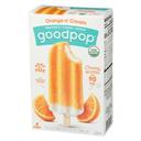 Goodpop Orange N Cream Pops, 2.5 Fluid Ounce - 4 per pack -- 8 packs per case