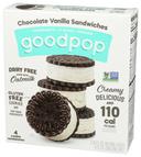 Goodpop Chocolate Vanilla Ice Cream Sandwich, 2.25 Ounce - 4 per pack -- 8 packs per case