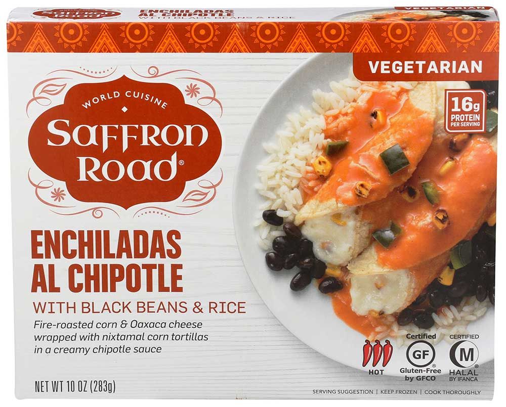 Saffron Road Chipotle Al Enchiladas, 10 Ounce -- 8 Per Case