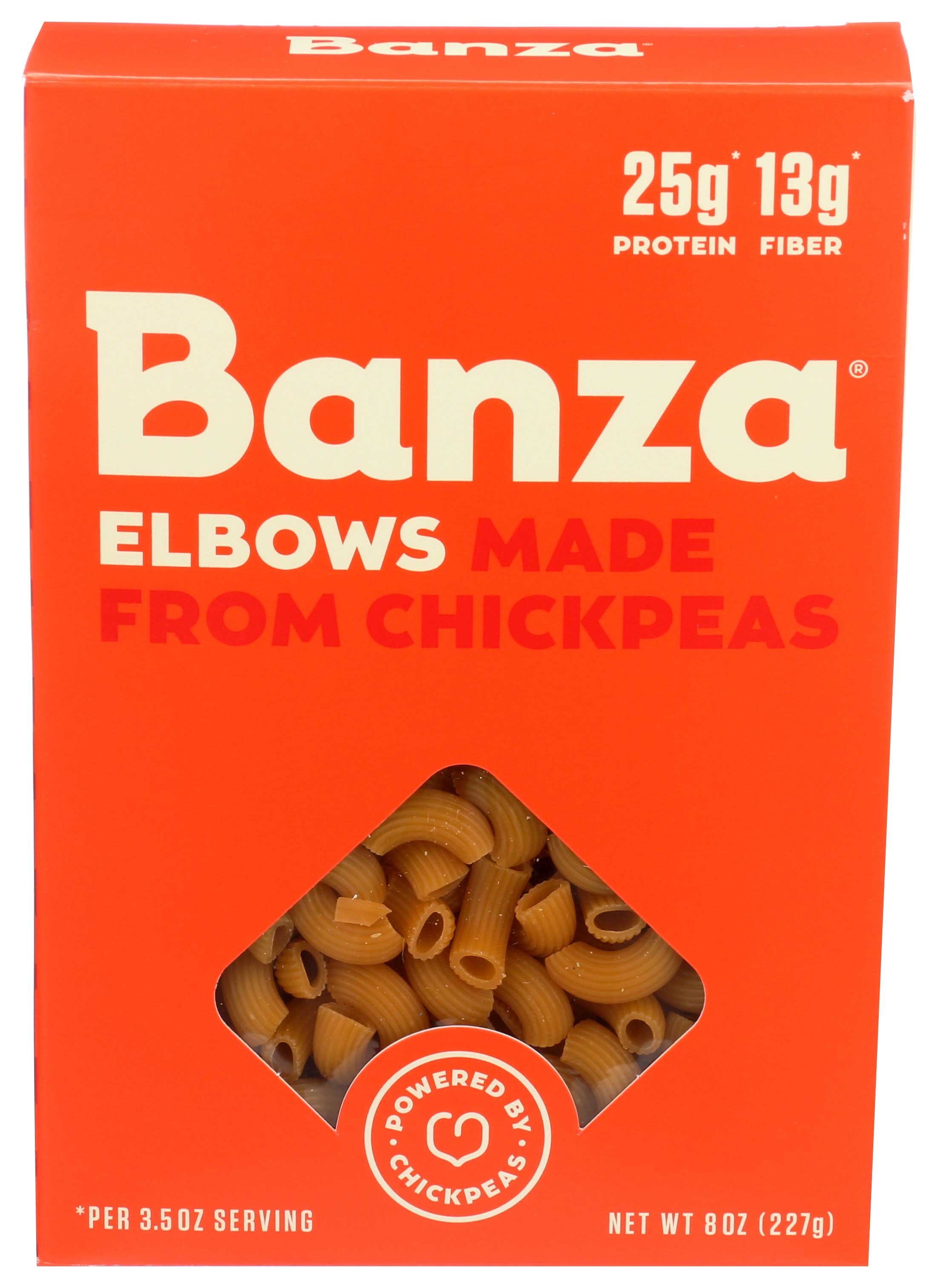 Banza Chickpea Elbow Pasta, 8 Ounce -- 6 per case
