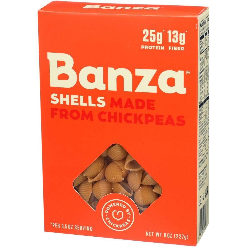 Banza Chickpea Shells Pasta, 8 Ounce -- 6 Per Case
