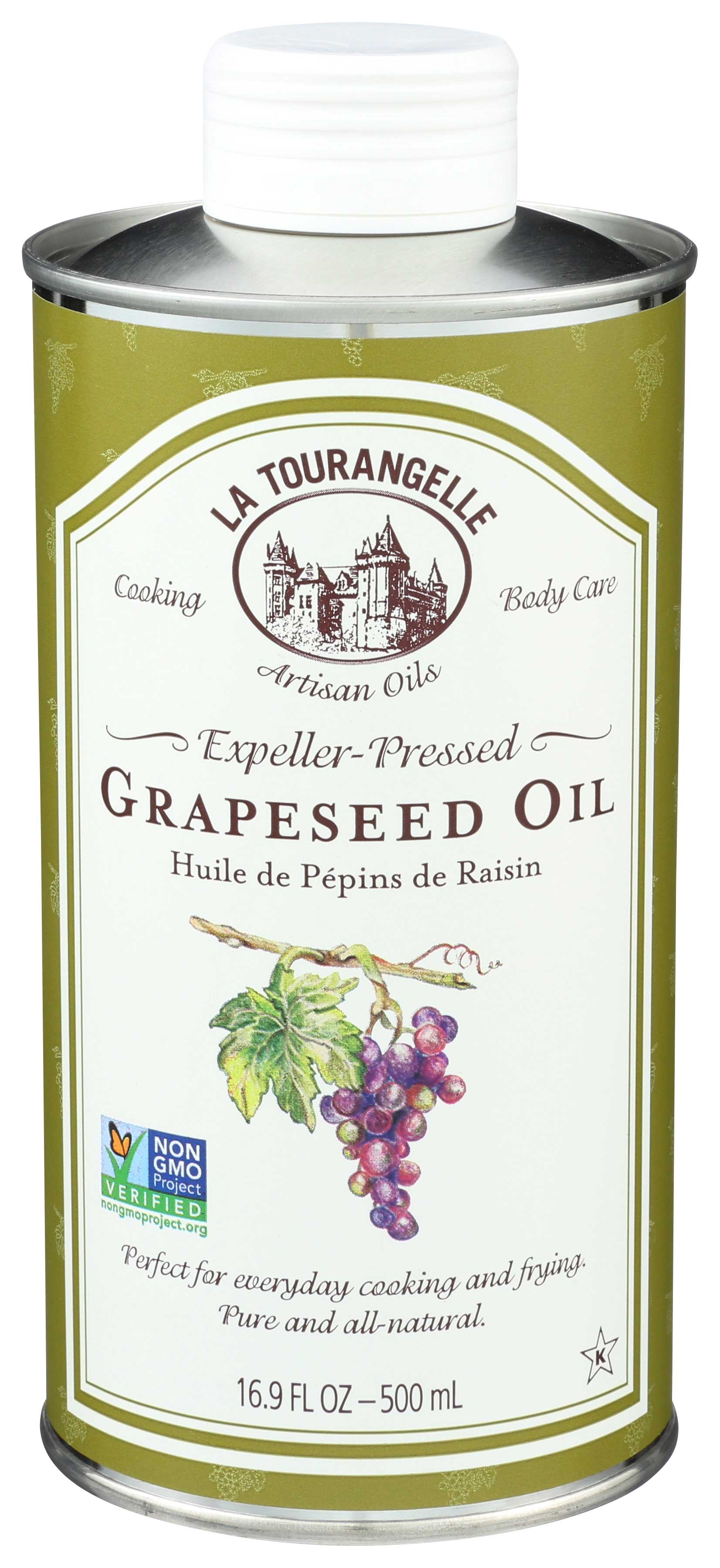 La Tourangelle Grapeseed Oil, 16.9 Ounce -- 6 per case.