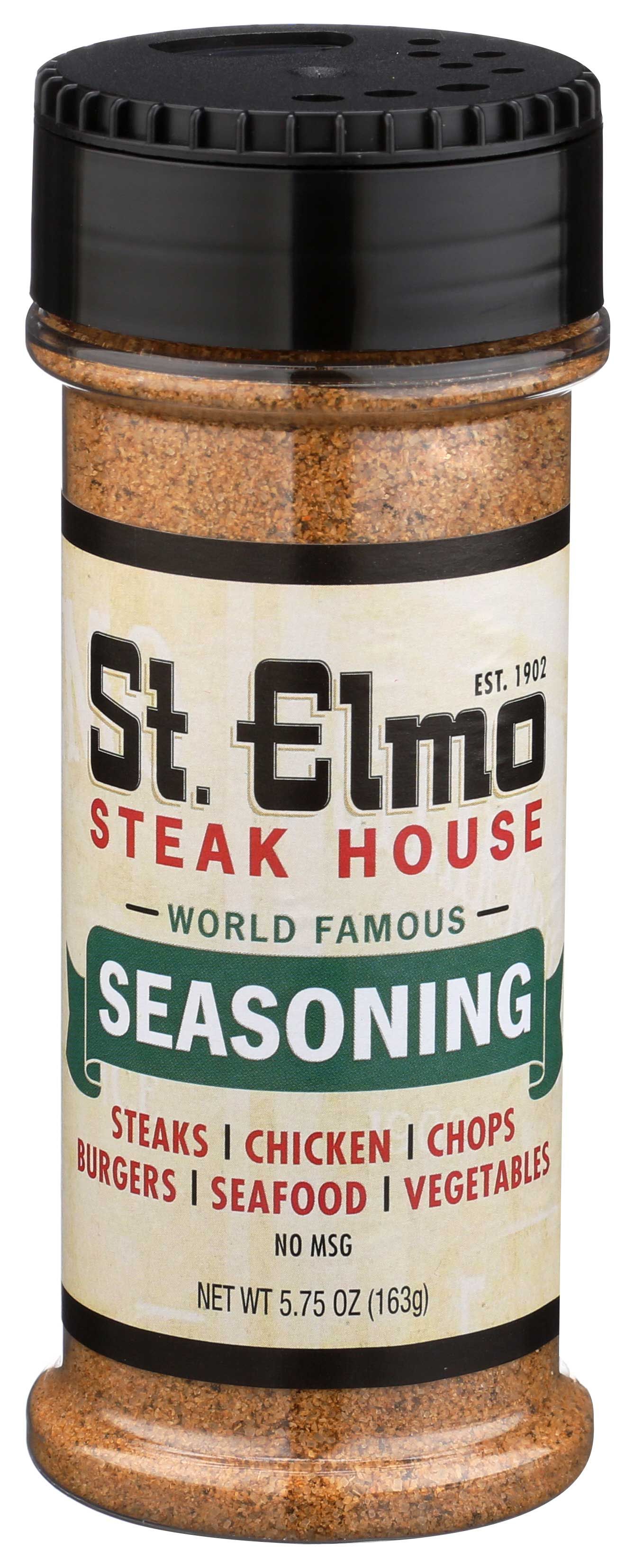 St. Elmo Steak House Seasoning, 5.75 Ounce -- 12 Per Case