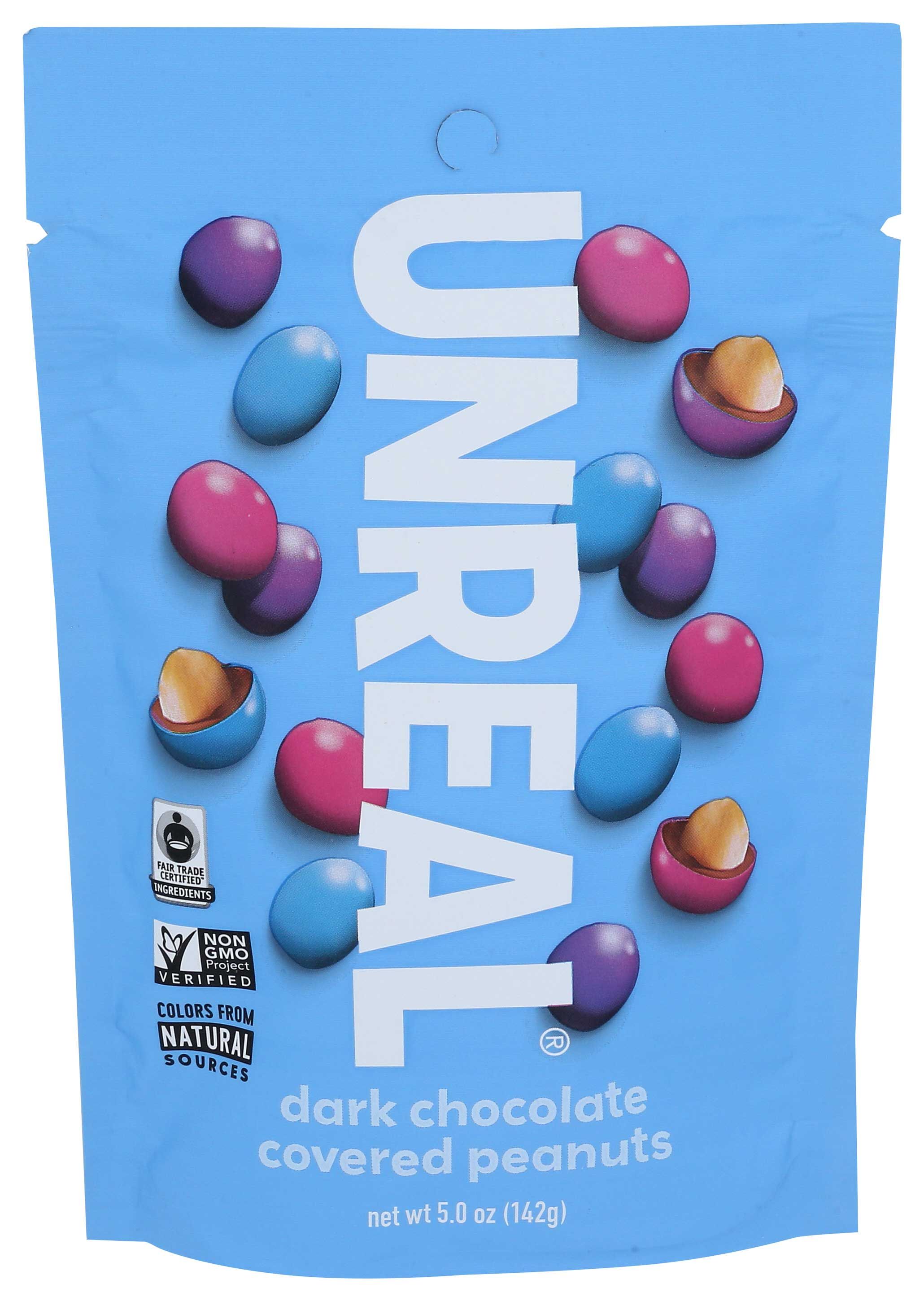 Unreal Dark Chocolate Peanut Gems, 6 Ounce -- 6 Per Case