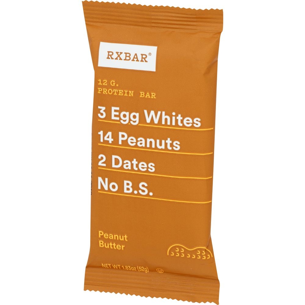 Rxbar Peanut Butter Protein Bar, 1.83 Ounce -- 12 per case.