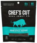 Chefs Cut Asian Style Teriyaki Smoked Beef Jerky, 2.5 Ounce -- 8 per case