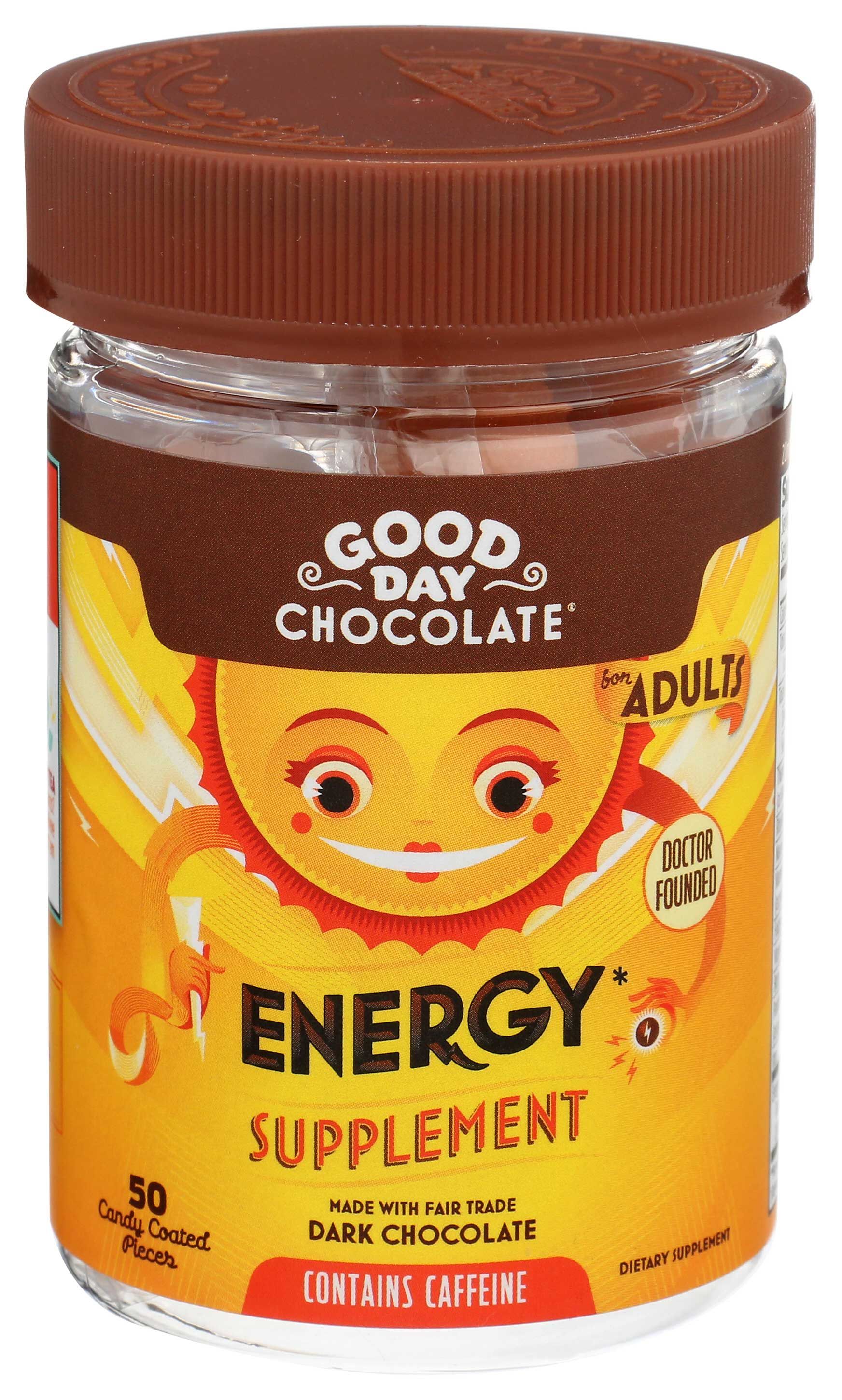 Good Day Chocolate Energy Supplement, 50 Count