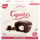 Katz Gluten Free Chocolate Creme Filled Cupcake, 7 Ounce -- 6 per case
