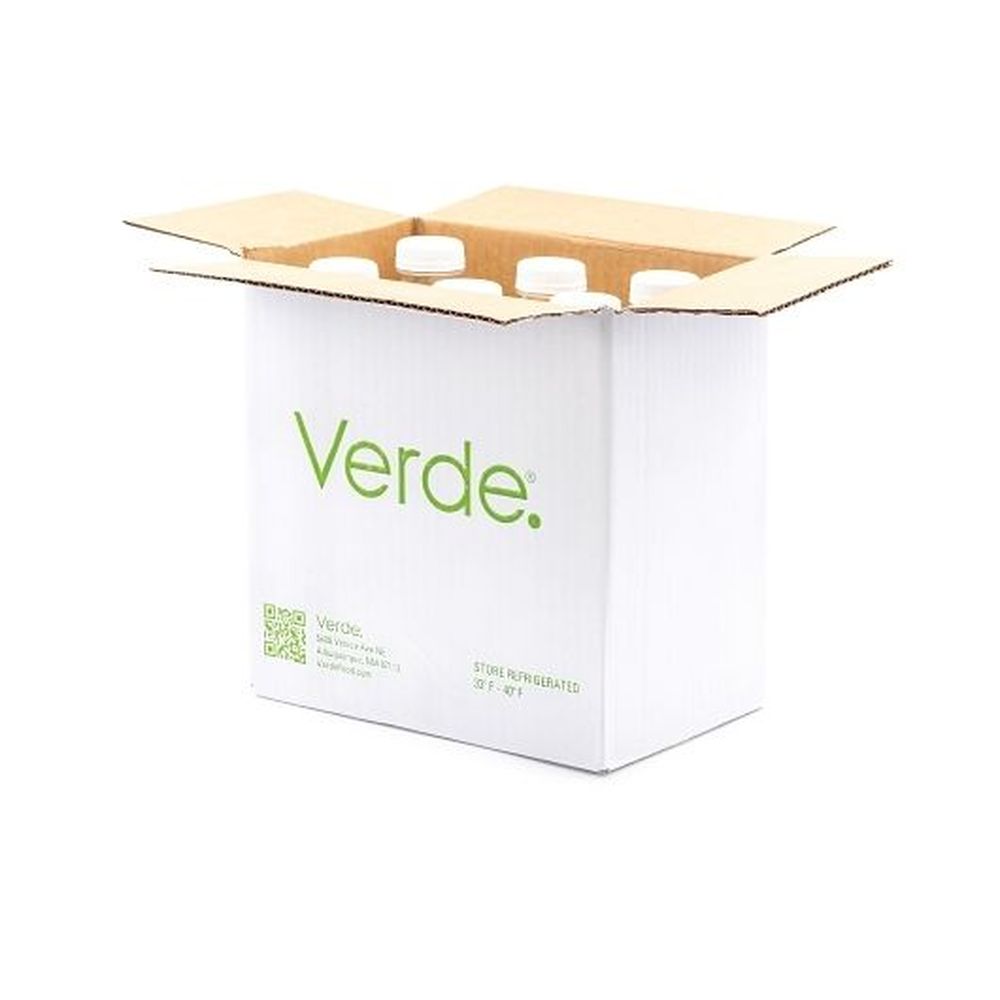 Verde 80 Percent Cold-Pressed Ginger Limeade Base Juice, 33.8 Ounce -- 6 per case