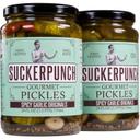 Sucker Punch Spicy Garlic Original Pickles, 24 Ounce -- 6 per case