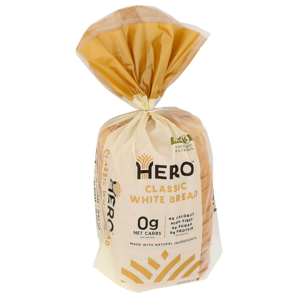 Hero Classic White Bread, 15.9 Ounce -- 8 per case