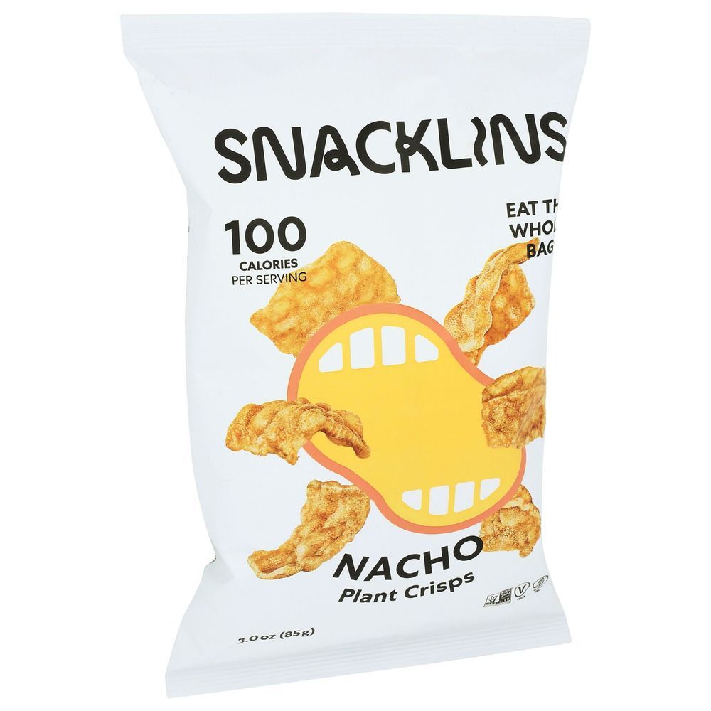 Snacklins Nacho Plant Crisps, 3 Ounce -- 12 Per Case