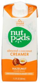 Nut Pods Unsweetened Hazelnut Creamer, 11.2 Fluid Ounce -- 12 per case