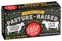 Vital Farms Unsalted Pasture Raised Butter, 8 Ounce -- 12 per case