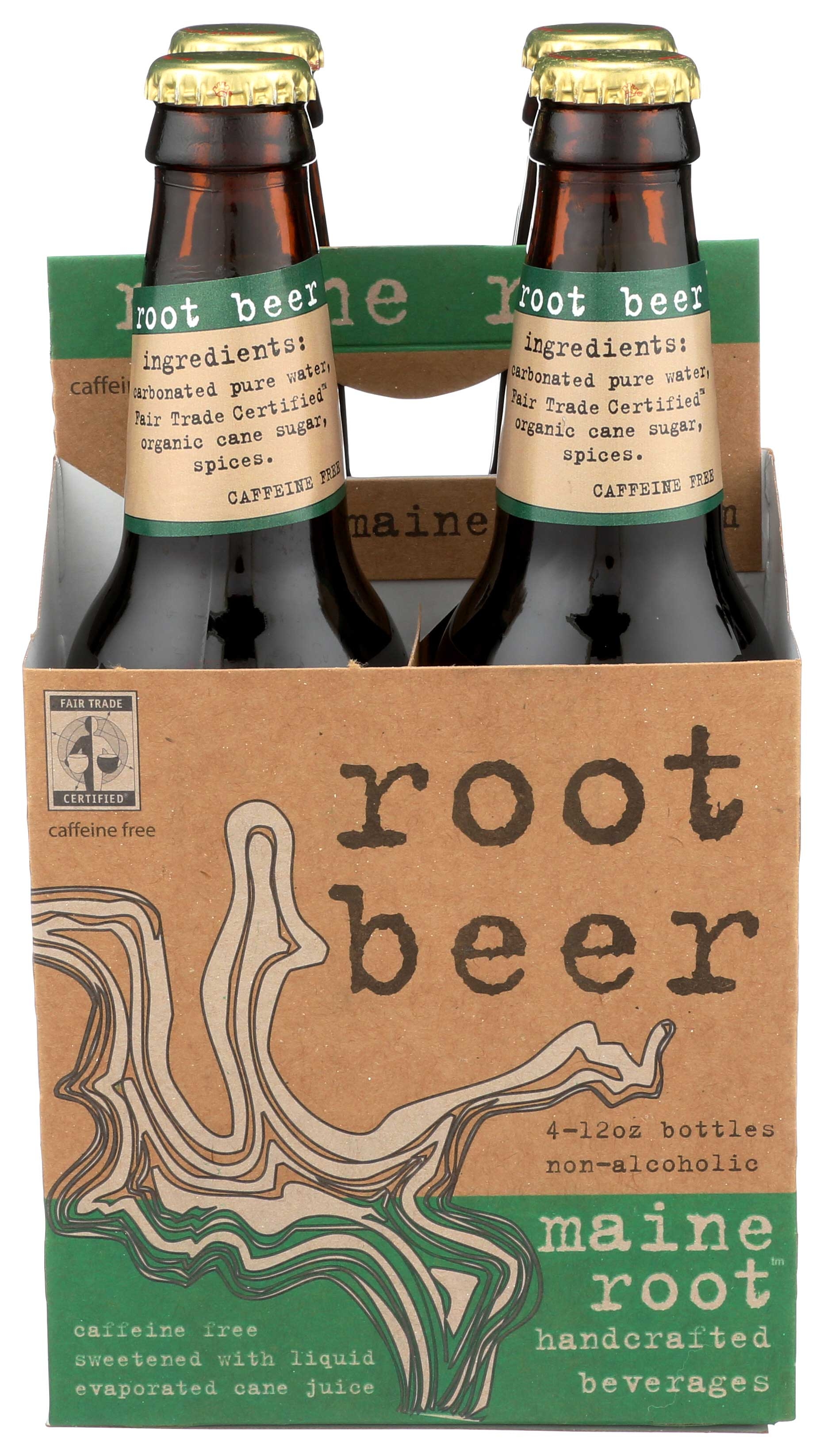 Maine Root Root Beer Soda, 12 Ounce -- 24 per case.
