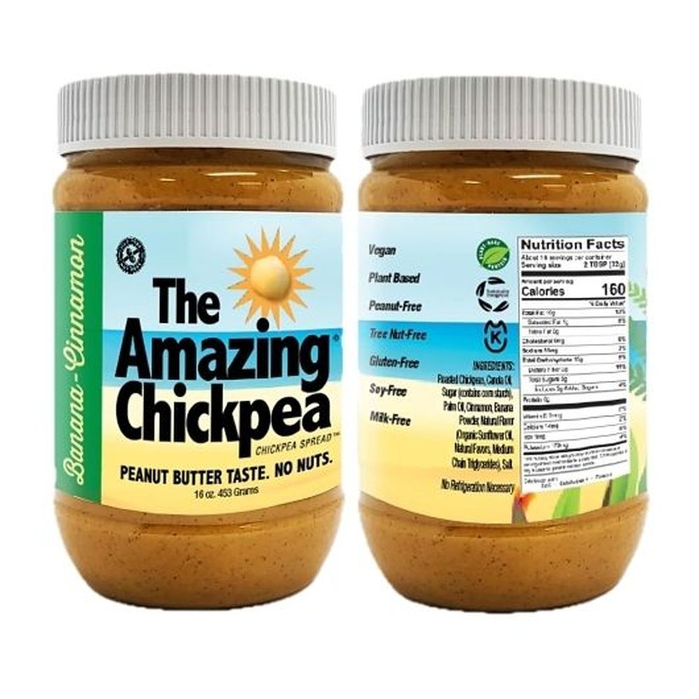 The Amazing Chickpea Banana Cinnamon Chickpea Spread, 16 Ounce -- 6 per case