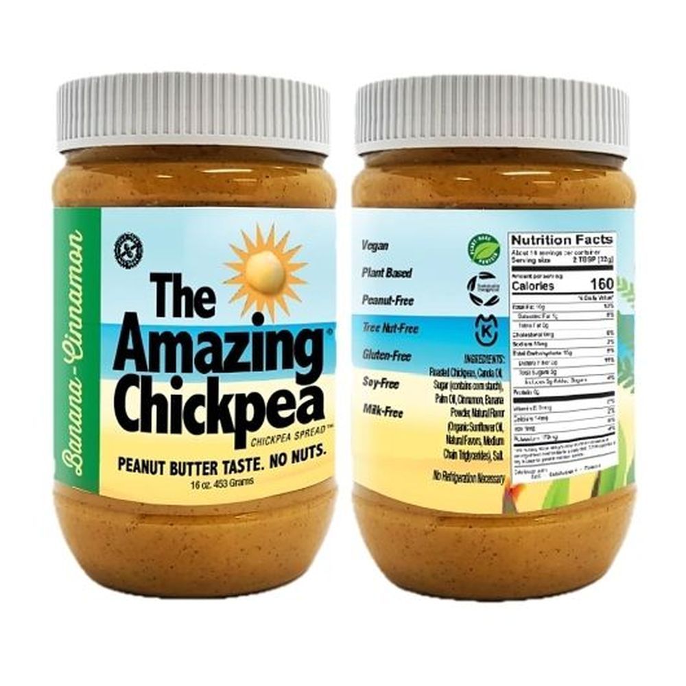 The Amazing Chickpea Banana Cinnamon Chickpea Spread, 16 Ounce -- 6 Per Case