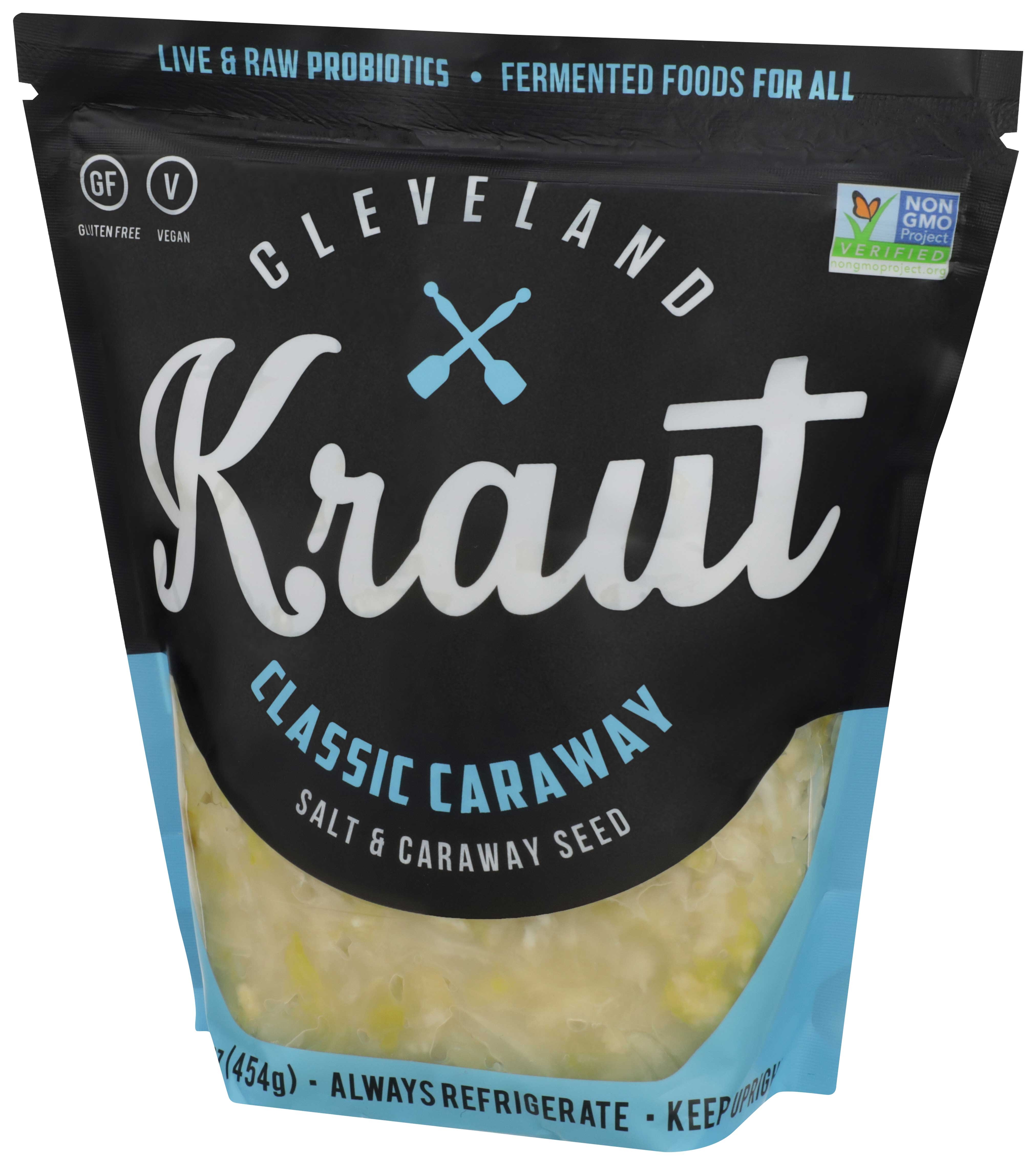 Cleveland Kraut Classic Caraway Sauerkraut, 16 Ounce -- 6 per case