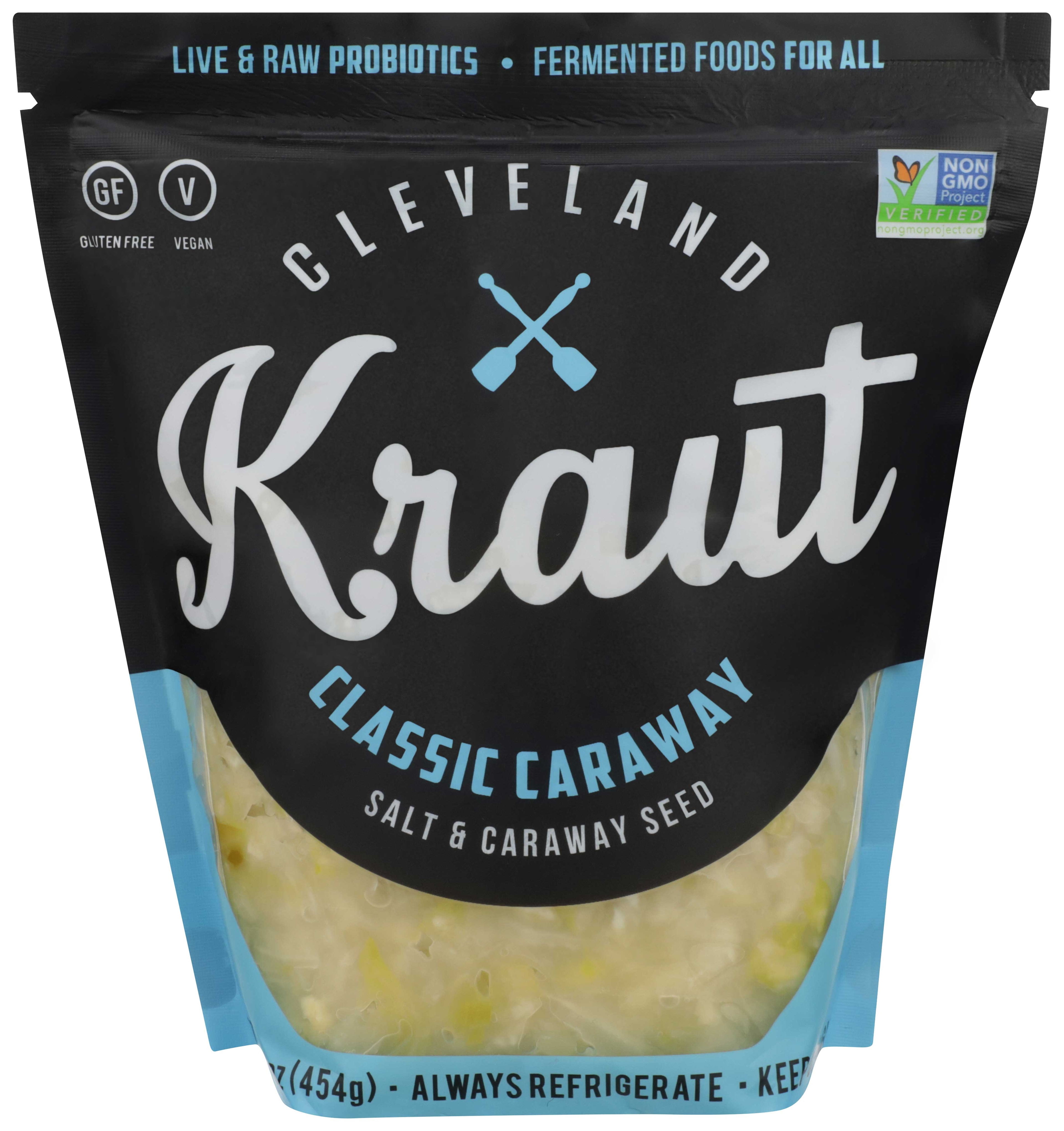 Cleveland Kraut Classic Caraway Sauerkraut, 16 Ounce -- 6 per case