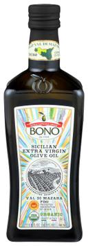 Bono 100 Percent Organic Val Di Mazara Extra Virgin Olive Oil, 16.9 Fluid Ounce -- 6 per case