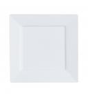 Arcoroc Square Up Extra Strong Porcelain Brunch Salad Plate, 9 inch -- 12 per case.