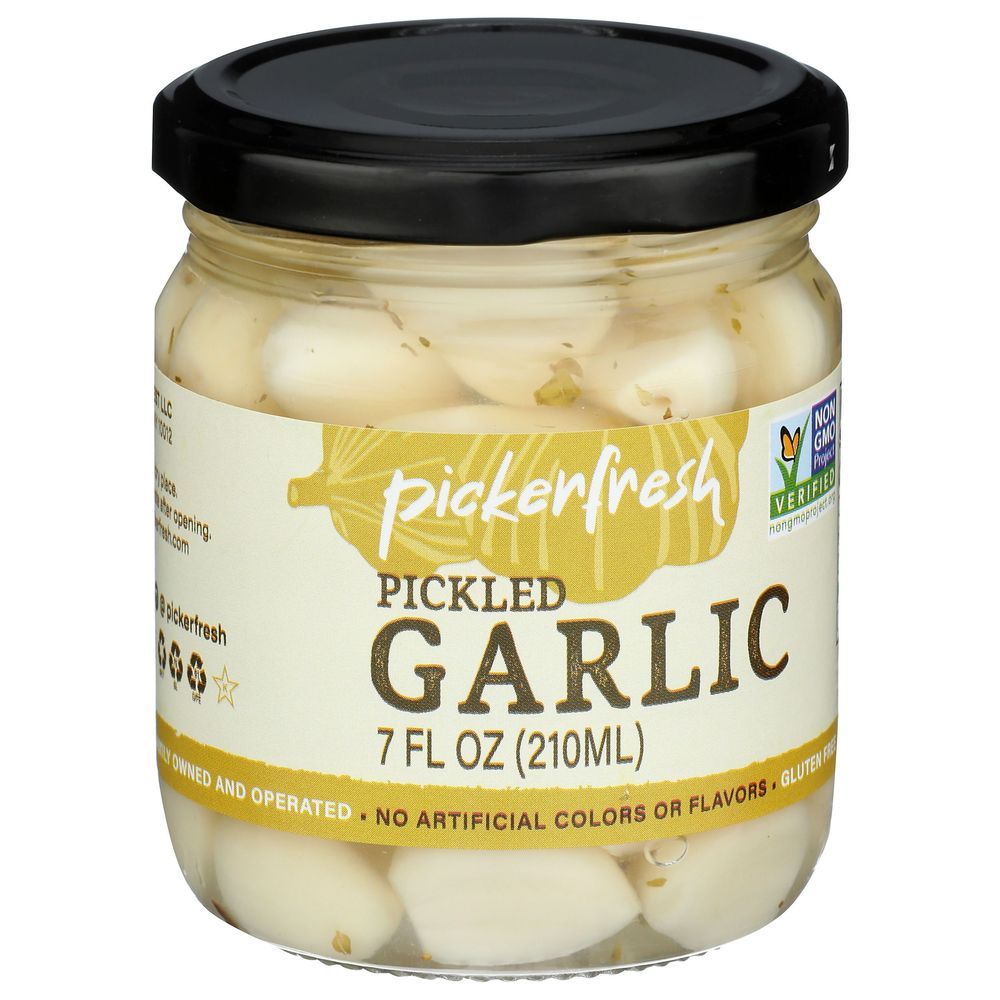 Pickerfresh Pickled Garlic, 7 Ounce -- 6 Per Case