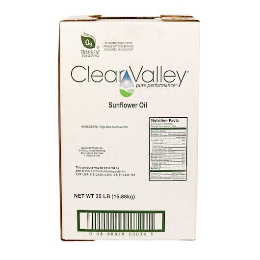 Clear Valley High Oleic Sunflower Oil, 35 Pound