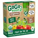 GoGo SqueeZ Organic Apple Apple On the Go Apple Sauce, 3.2 Ounce -- 48 per case.
