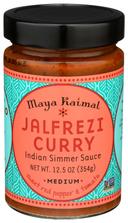 Maya Kaimal Jalfrezi Curry Medium Indian Simmer Sauce, 12.5 Ounce -- 6 per case.