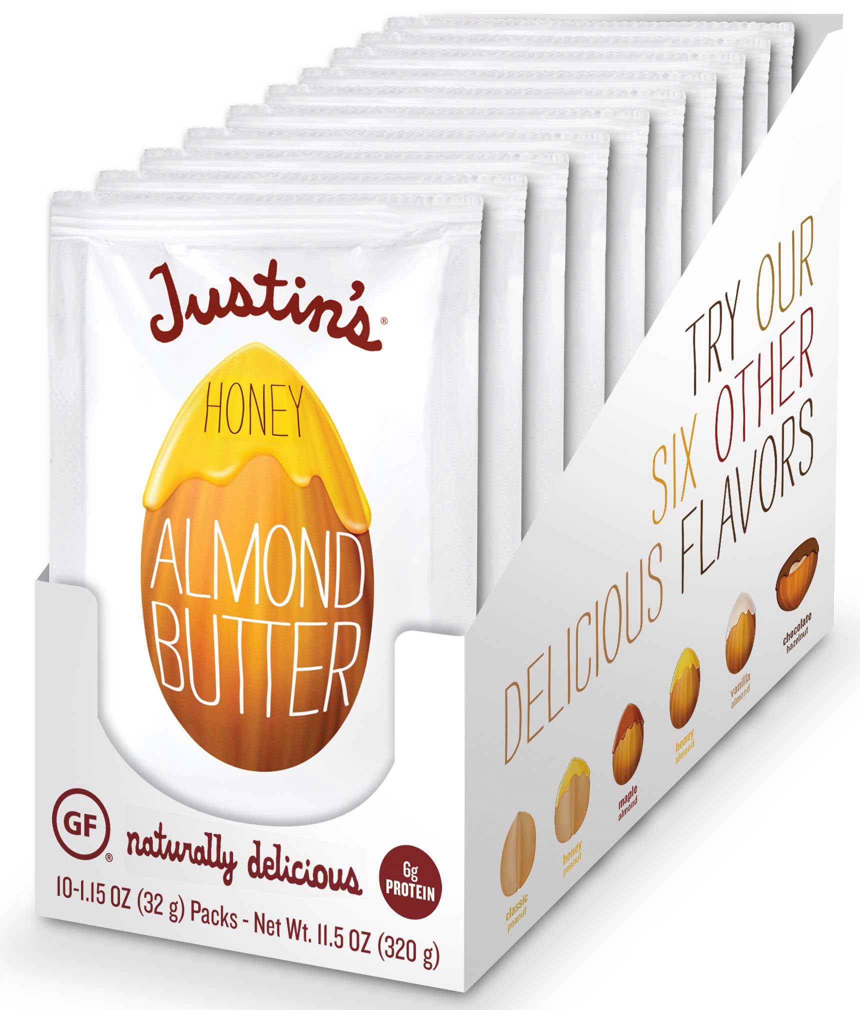 Justin's Honey Almond Butter, 1.15 Ounce -- 60 Per Case