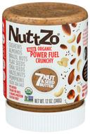 Nuttzo Organic Crunchy Power Fuel 7 Nut and Seed Butter, 12 Ounce -- 6 per case
