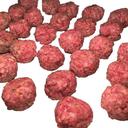 Mulays Nanas Italian Pork and Beef Meatball, 10 Pound