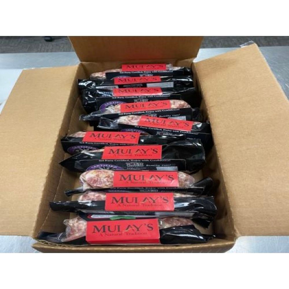 Mulays Nanas Original Hot Italian Ground Sausage, 15 Ounce -- 10 per case